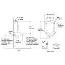 Kohler 4991-ET-0 Bardon Accuflush 1/8 Gpf Urinal - Top