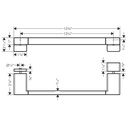 Hansgrohe 41759000 Shower Door Handle