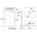 Kohler 706008-D3-MX Levity 1/4 Shower Door 74 X 47-5/8 Hdl