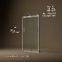 Kohler 706008-L-MX Levity 1/4 Shower Door 74 X 47-5/8 Hdl