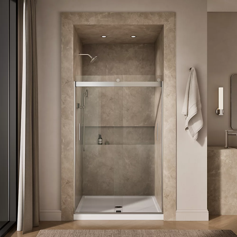 Kohler 706008-L-MX Levity 1/4 Shower Door 74 X 47-5/8 Hdl