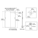 Kohler 706008-L-SH Levity 1/4 Shower Door 74 X 47-5/8 Hdl