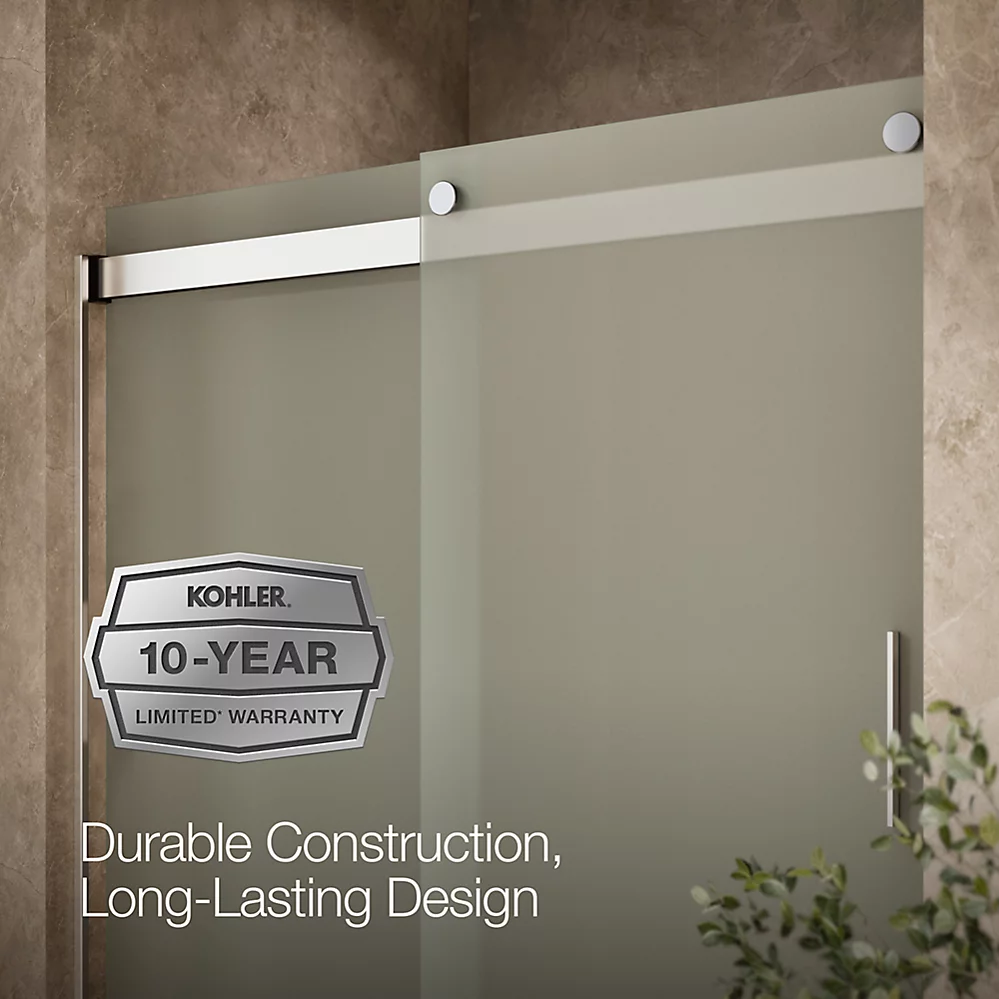 Kohler 706009-D3-SH Levity 1/4 Shower Door 74 X 59-5/8 Hdl
