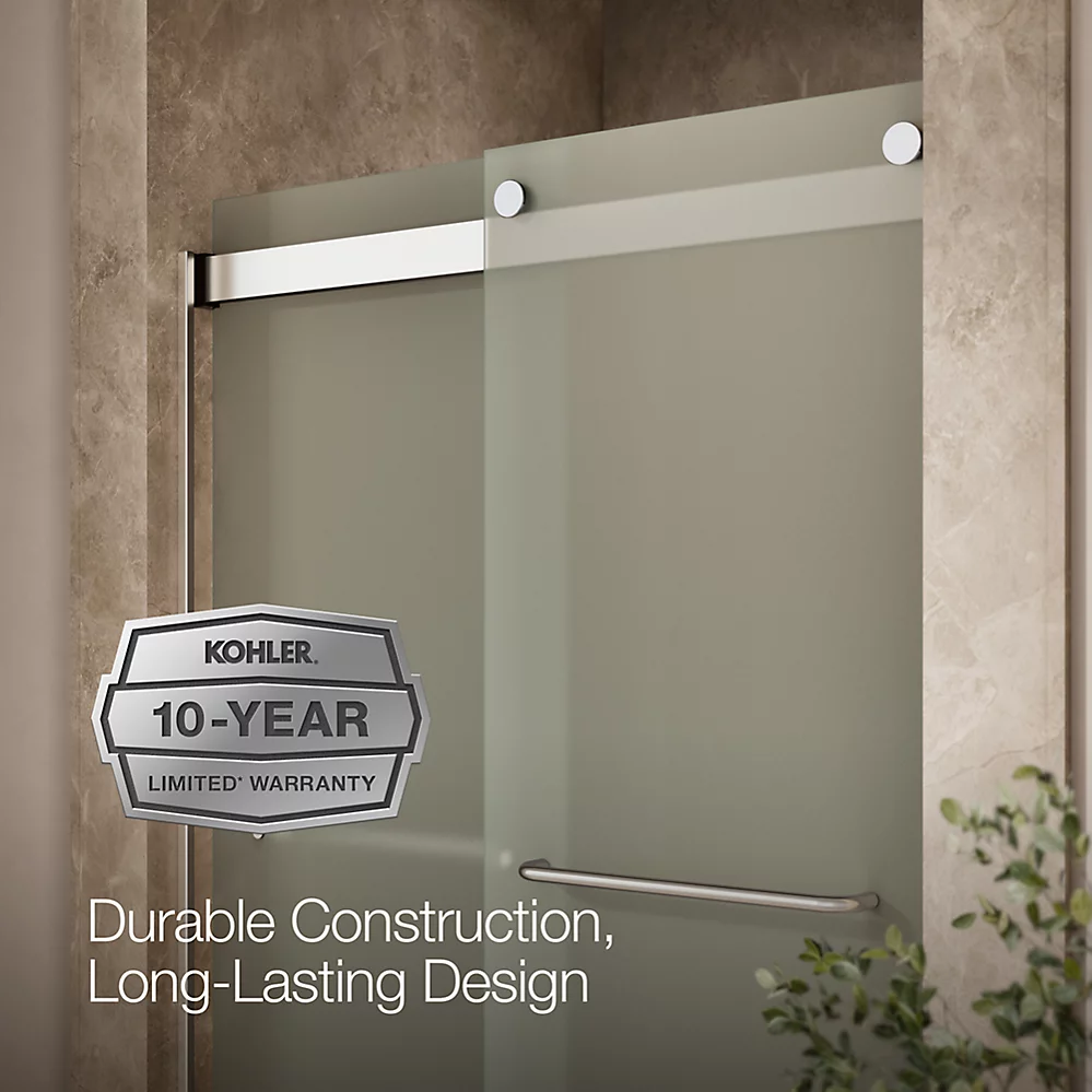 Kohler 706014-D3-SH Levity 1/4 Shower Door 74 X 47-5/8 Tb