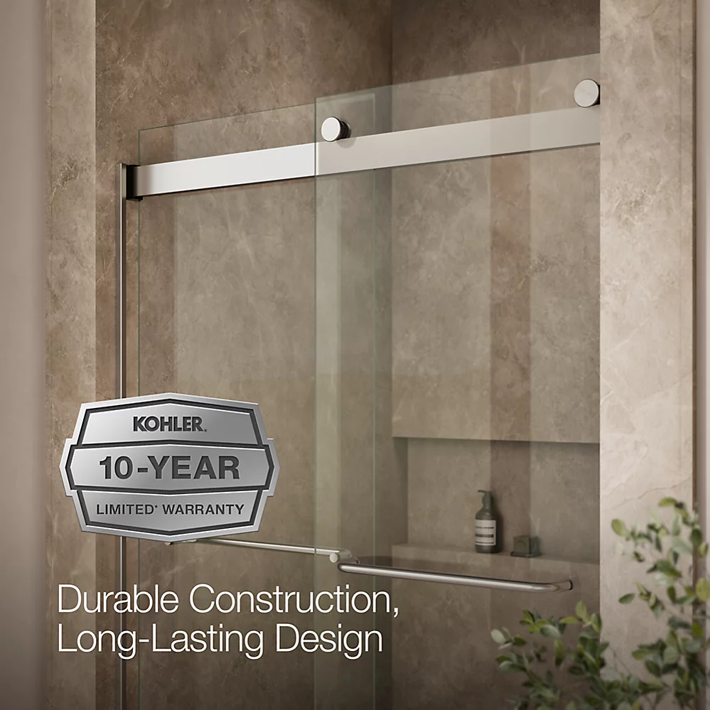 Kohler 706014-L-MX Levity 1/4 Shower Door 74 X 47-5/8 Tb