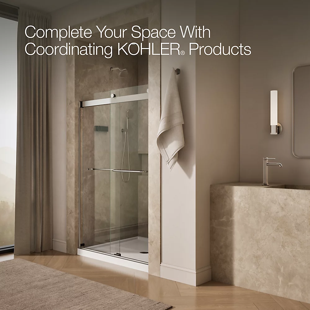 Kohler 706014-L-MX Levity 1/4 Shower Door 74 X 47-5/8 Tb