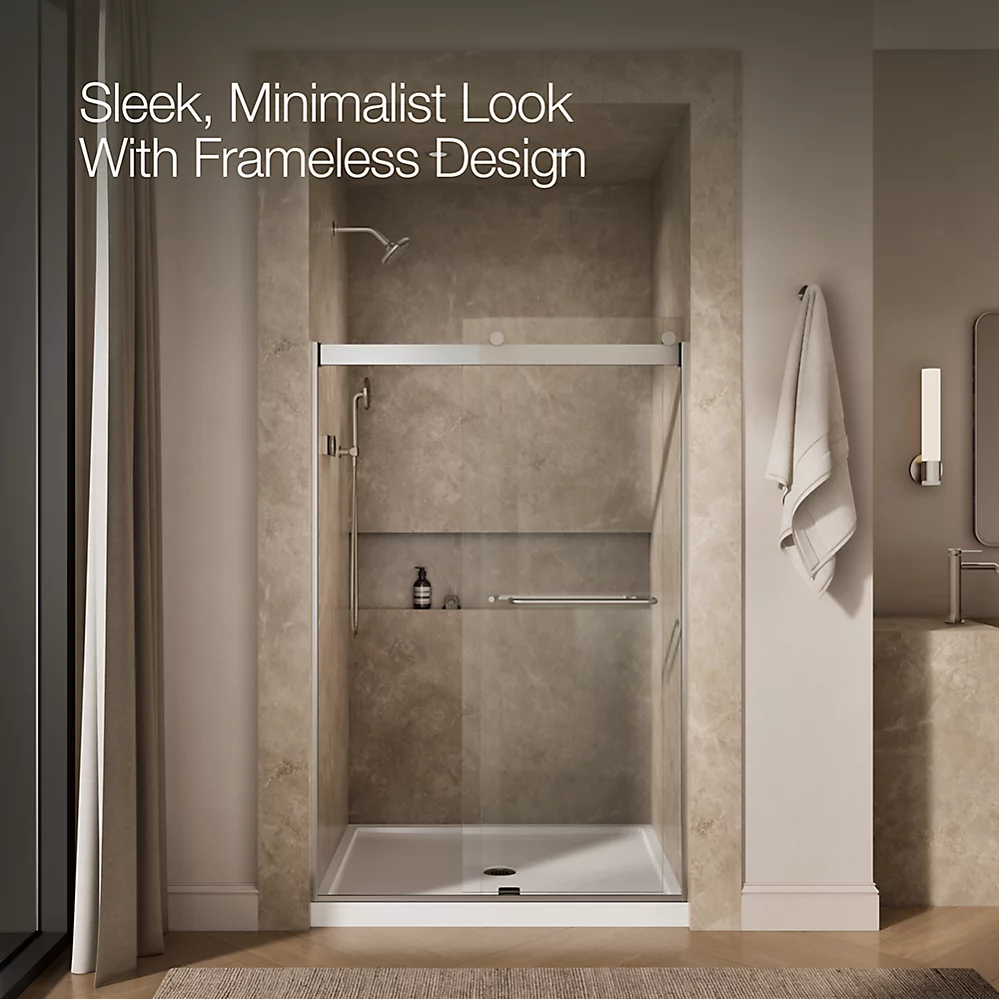 Kohler 706014-L-MX Levity 1/4 Shower Door 74 X 47-5/8 Tb