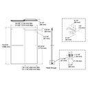 Kohler 706014-L-MX Levity 1/4 Shower Door 74 X 47-5/8 Tb