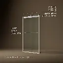 Kohler 706014-L-SH Levity 1/4 Shower Door 74 X 47-5/8 Tb