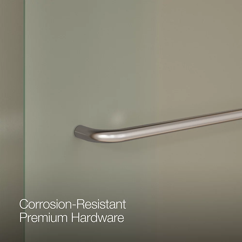 Kohler 706015-D3-SH Levity 1/4 Shower Door 74 X 59-5/8 Tb