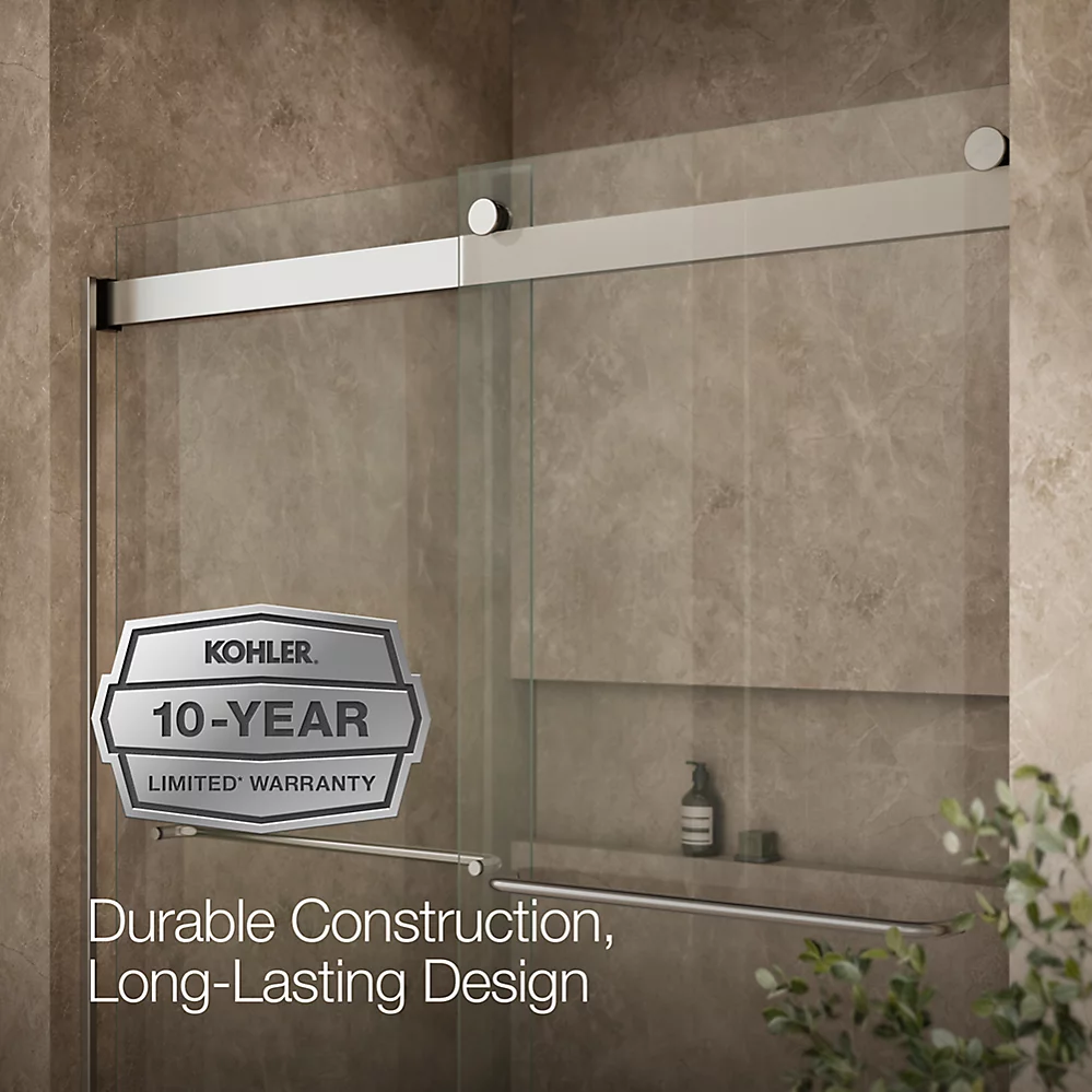 Kohler 706015-L-MX Levity 1/4 Shower Door 74 X 59-5/8 Tb