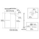 Kohler 706015-L-SH Levity 1/4 Shower Door 74 X 59-5/8 Tb