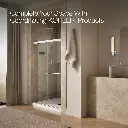 Kohler 707100-L-SHP Revel 1/4 Shower Door, 70 X 47-5/8