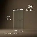 Kohler 707100-L-SHP Revel 1/4 Shower Door, 70 X 47-5/8