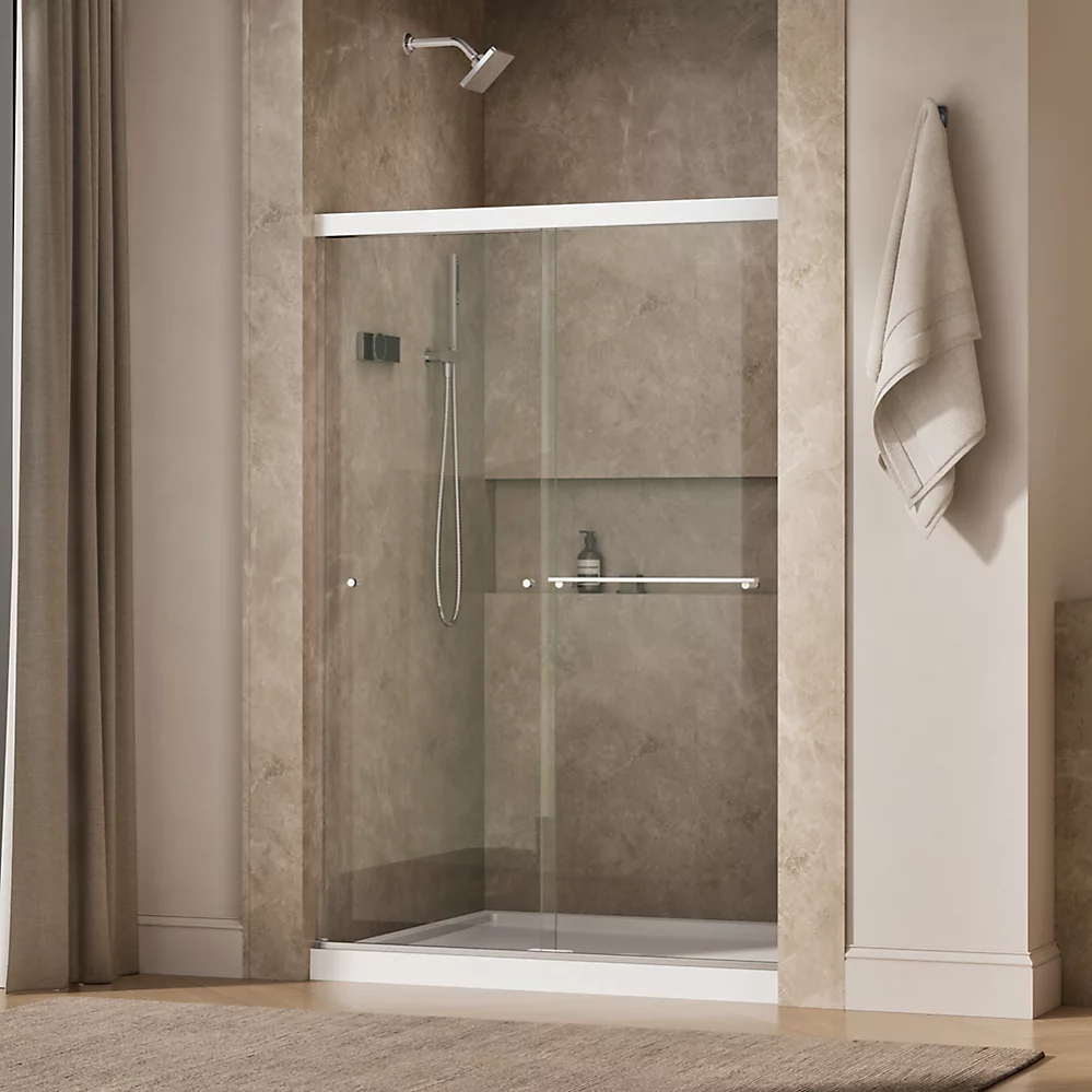 Kohler 707100-L-SHP Revel 1/4 Shower Door, 70 X 47-5/8