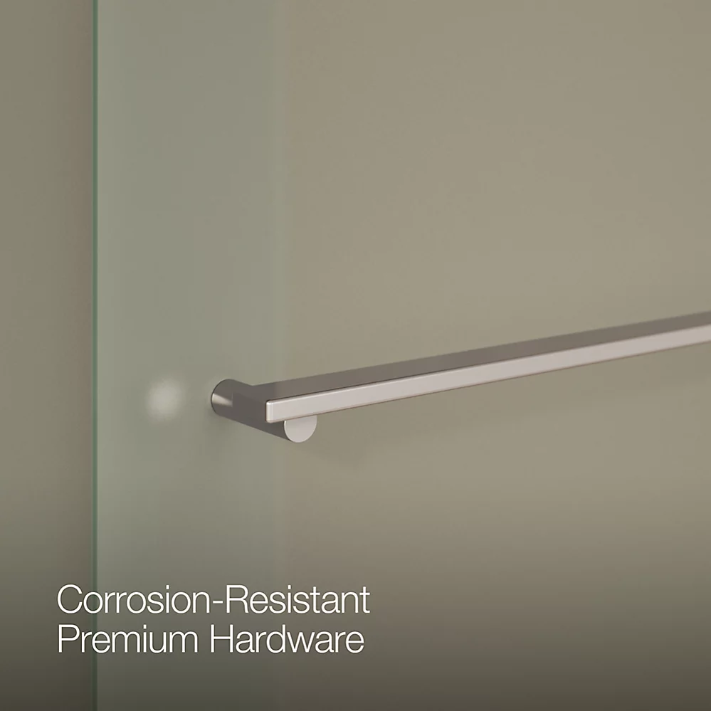 Kohler 707200-D3-SHP Revel 1/4 Shower Door, 70 X 59-5/8