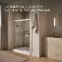 Kohler 707200-L-SHP Revel 1/4 Shower Door, 70 X 59-5/8