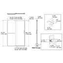 Kohler 707606-6D3-BL Elate 1/4 Shower Door 70 1/2 X 47 5/8
