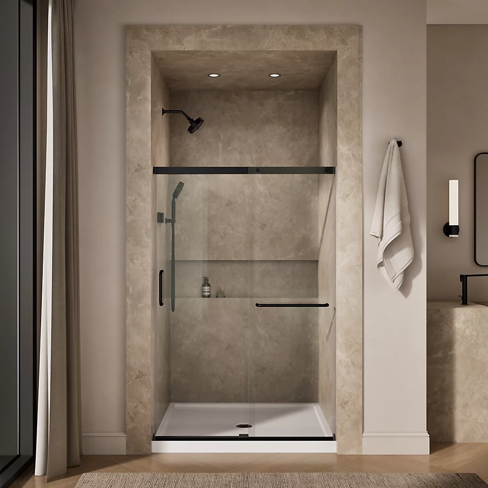 Kohler 707606-6L-BL Elate 1/4 Shower Door 70 1/2 X 47 5/8