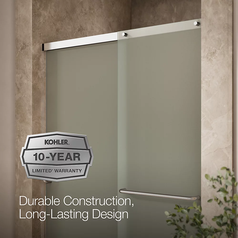 Kohler 707607-6D3-SH Elate 1/4 Shower Door 70 1/2 X 53 5/8