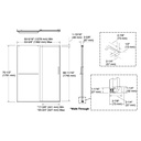 Kohler 707607-6D3-SH Elate 1/4 Shower Door 70 1/2 X 53 5/8
