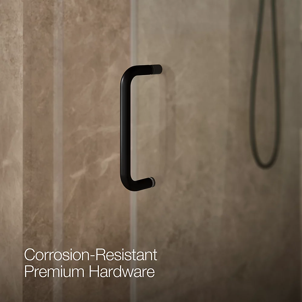Kohler 707607-6L-BL Elate 1/4 Shower Door 70 1/2 X 53 5/8