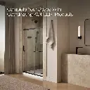 Kohler 707607-6L-BL Elate 1/4 Shower Door 70 1/2 X 53 5/8