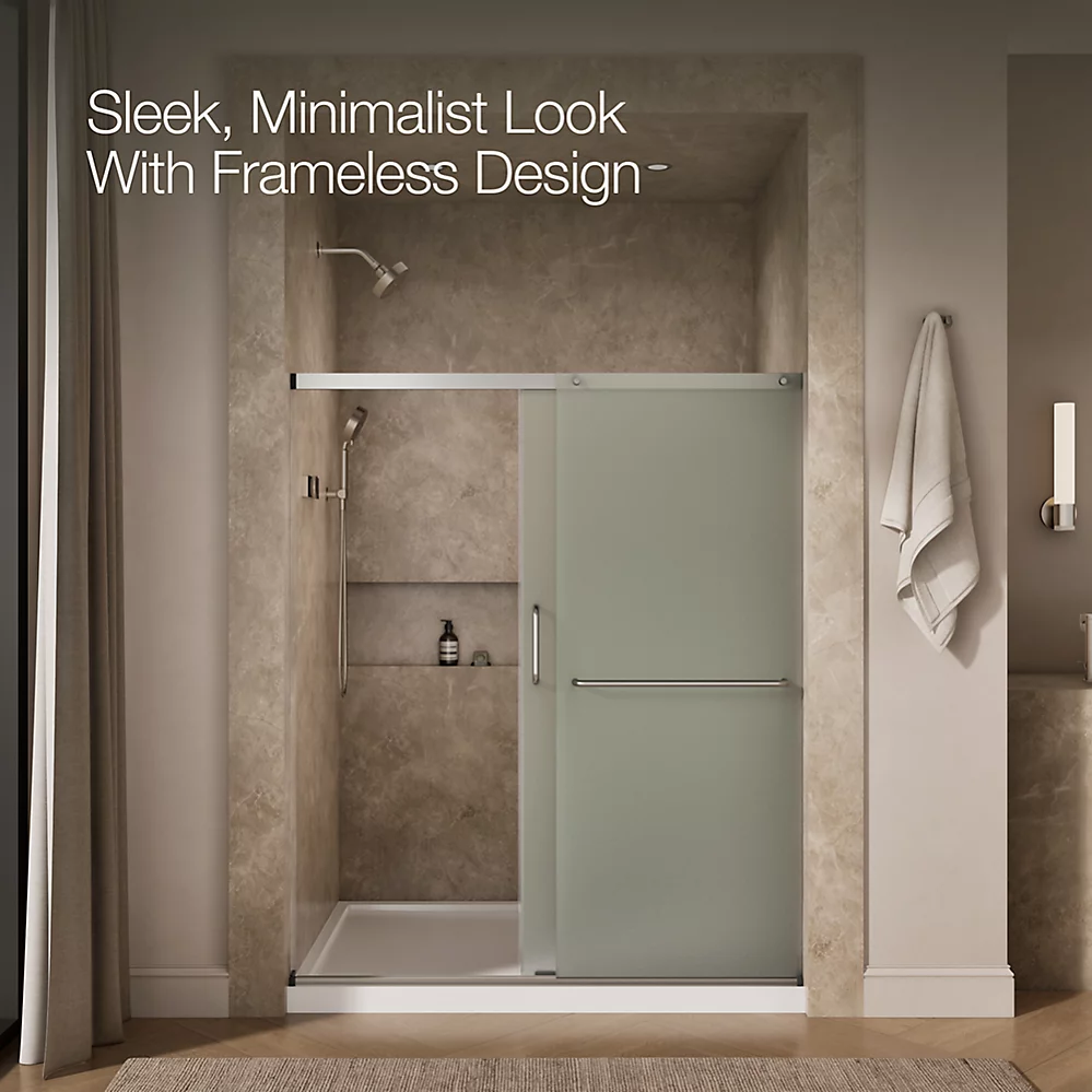 Kohler 707608-6D3-MX Elate 1/4 Shower Door 70 1/2 X 59 5/8