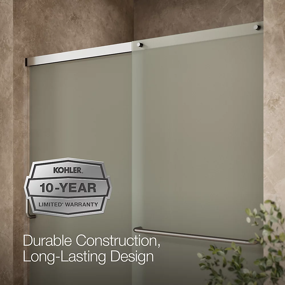 Kohler 707608-6D3-MX Elate 1/4 Shower Door 70 1/2 X 59 5/8