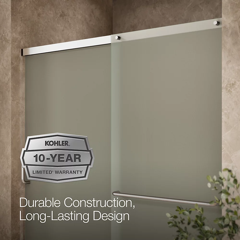 Kohler 707608-6D3-SH Elate 1/4 Shower Door 70 1/2 X 59 5/8