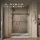 Kohler 707608-6L-BL Elate 1/4 Shower Door 70 1/2 X 59 5/8