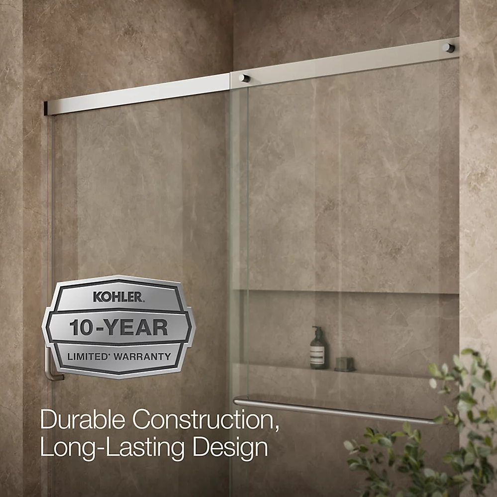 Kohler 707608-6L-MX Elate 1/4 Shower Door 70 1/2 X 59 5/8