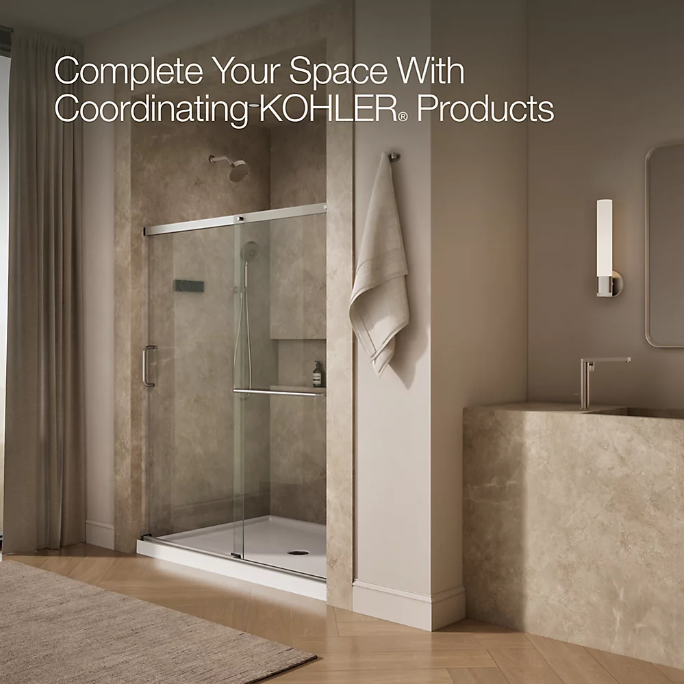 Kohler 707608-6L-MX Elate 1/4 Shower Door 70 1/2 X 59 5/8