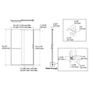 Kohler 707613-8G81-SH Elate 5/16 Shower Door 75 1/2 X 47 5/8