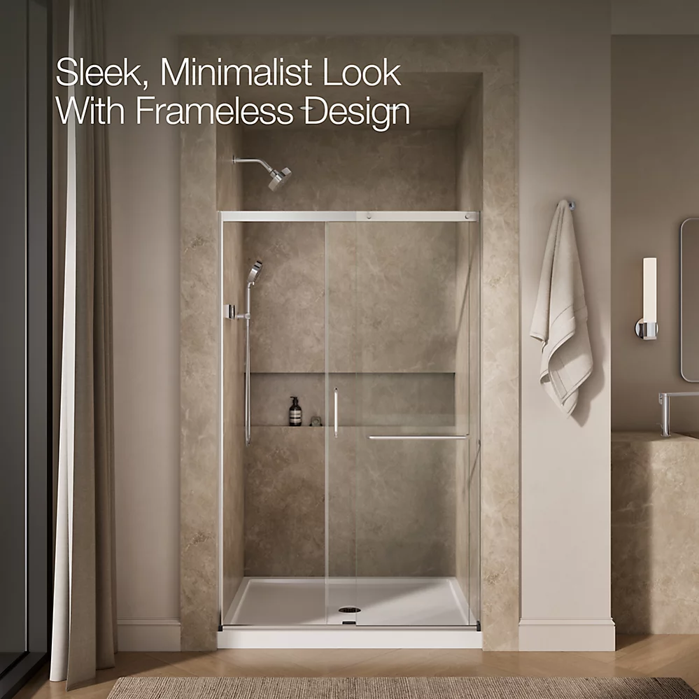 Kohler 707613-8L-SH Elate 5/16 Shower Door 75 1/2 X 47 5/8
