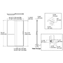 Kohler 707613-8L-SH Elate 5/16 Shower Door 75 1/2 X 47 5/8