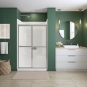 Maax 105413-970-084-000 Polar 42-47 _ in. x 68 in. Bypass Shower Door for Alcove Installation with Raindrop glass in Chrome