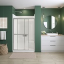 Maax 105413-970-084-000 Polar 42-47 _ in. x 68 in. Bypass Shower Door for Alcove Installation with Raindrop glass in Chrome