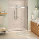 Maax 135672-900-084-000 Aura 8Mm Shower Door 55-59 X 71 8Mm Clear Chrome