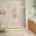 Maax 135672-900-305-000 Aura 8Mm Shower Door 55-59 X 71 8Mm Clear Brushed Nickel