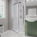 Maax 136625-900-084-000 Pivolok 23-24 _ x 64 _ in. Pivot Shower Door for Alcove Installation with Clear glass in Chrome