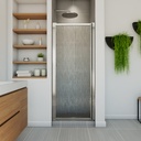 Maax 136635-970-084-000 Pivolok 27-28 _ x 64 _ in. Pivot Shower Door for Alcove Installation with Raindrop glass in Chrome