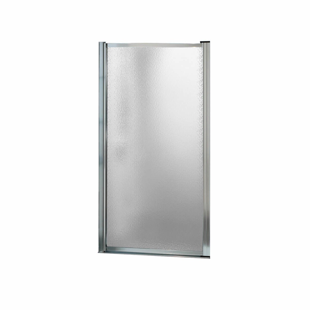 Maax 136635-970-084-000 Pivolok 27-28 _ x 64 _ in. Pivot Shower Door for Alcove Installation with Raindrop glass in Chrome