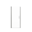 Maax 139264-900-084-100 Cappadocia 31-33 x 68 in. 6 mm Pivot Shower Door for Alcove Installation with Clear glass & Round Handle in Chrome