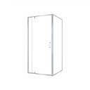 Neptune 220334-900-084-000 Belaya 36 x 36 x 72 in. 6mm Pivot Shower Door for Corner Installation with Clear Glass in Chrome