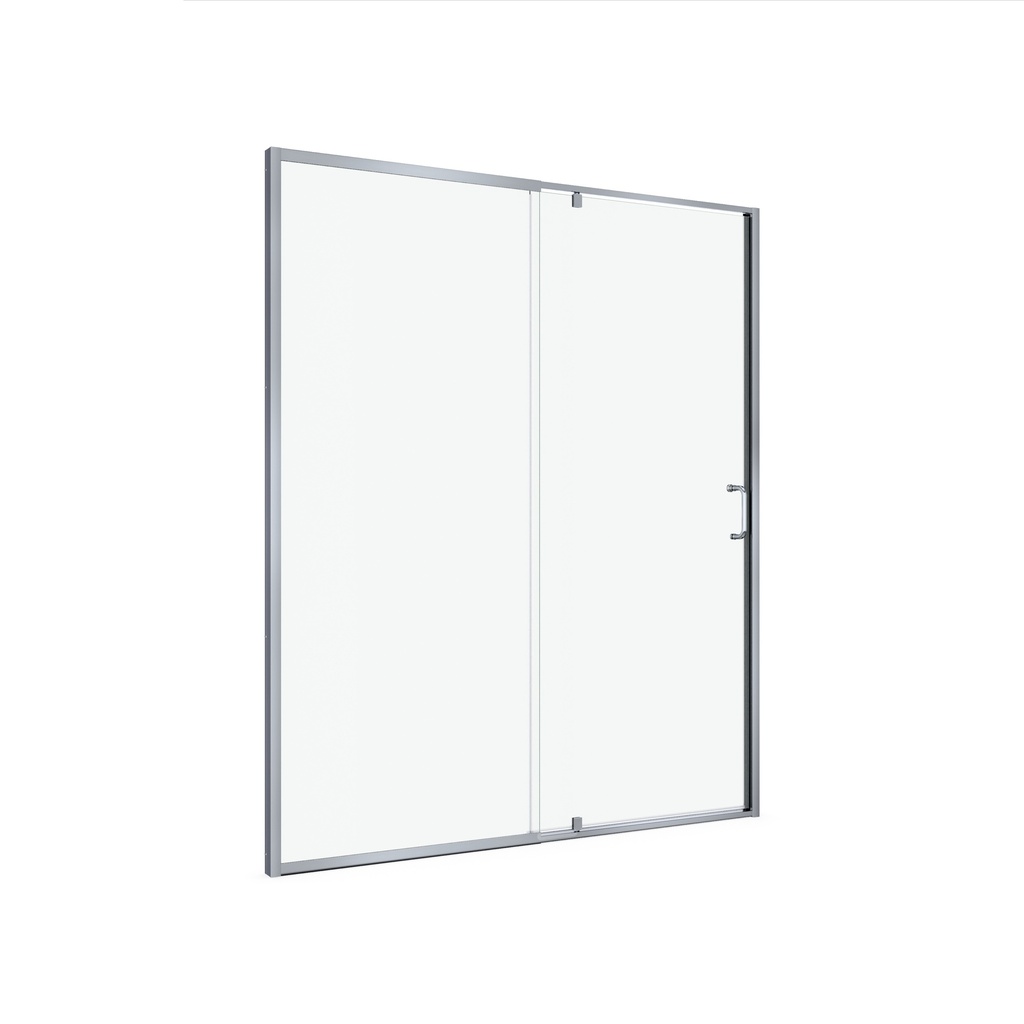 Neptune 220337-900-084-000 Belaya 56-60 x 72 in. 6mm Pivot Shower Door for Alcove Installation with Clear Glass in Chrome