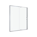 Neptune 220337-900-084-000 Belaya 56-60 x 72 in. 6mm Pivot Shower Door for Alcove Installation with Clear Glass in Chrome