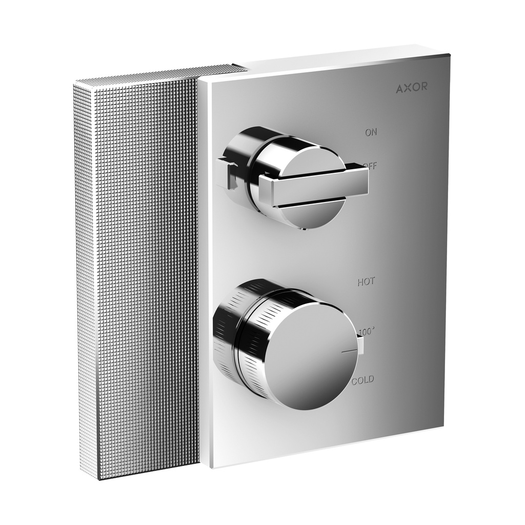 Hansgrohe 46751001 Thermostatic Trim With Volume Control, Diamond Cut