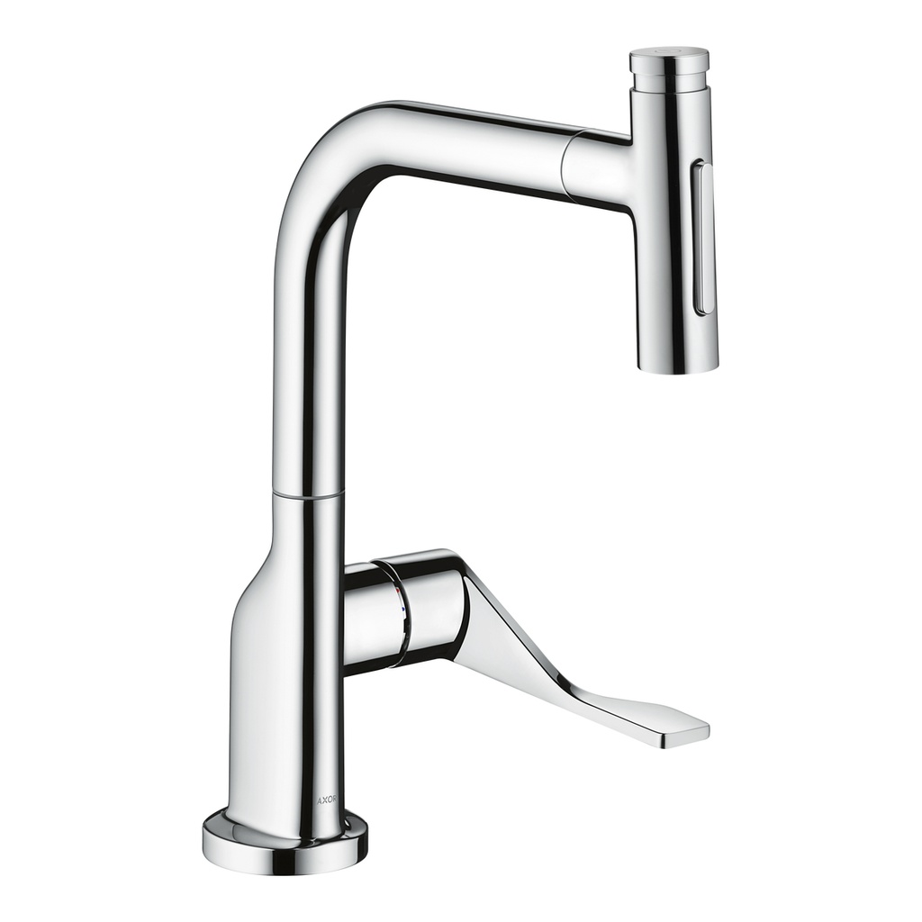 Hansgrohe 39863001 Citterio Select 2-Spray Kitchen Faucet, Pull-Out