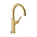 Hansgrohe 04854250 Locarno Bar Faucet 1.5 Gpm Brushed Gold Optic
